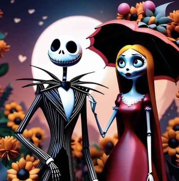 trippy nightmare before christmas wallpaper 0084