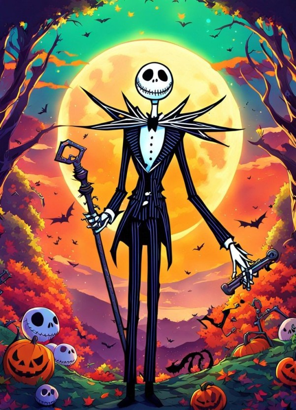 trippy nightmare before christmas wallpaper 0090