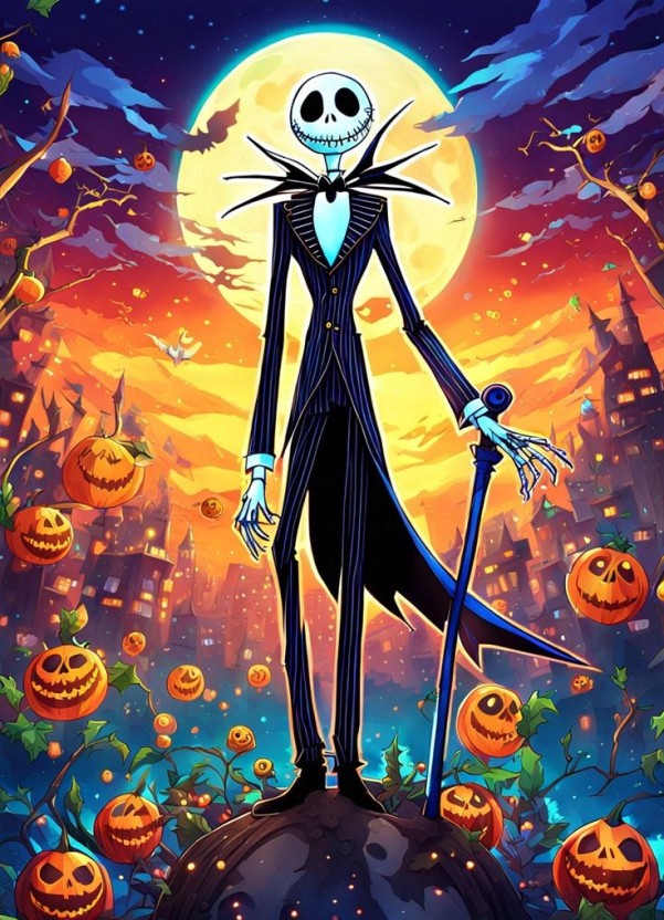 trippy nightmare before christmas wallpaper 0098