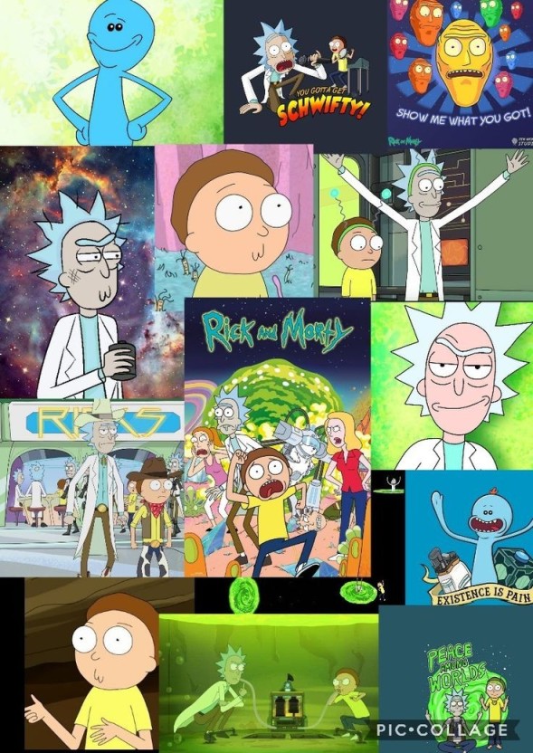 trippy rick and morty wallpaper 0031