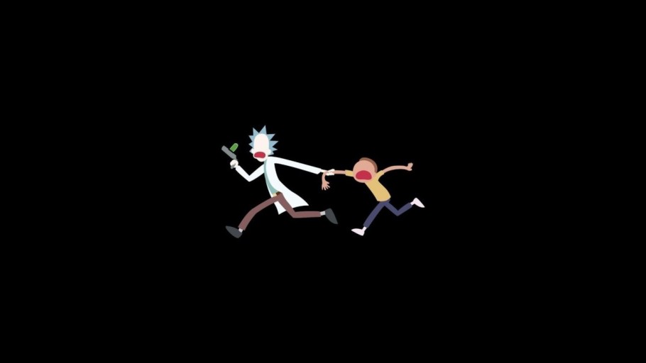 trippy rick and morty wallpaper 0049