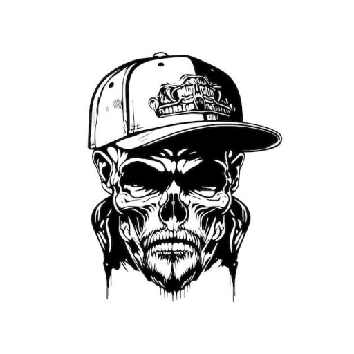 unique cool gangster skull wallpaper designs