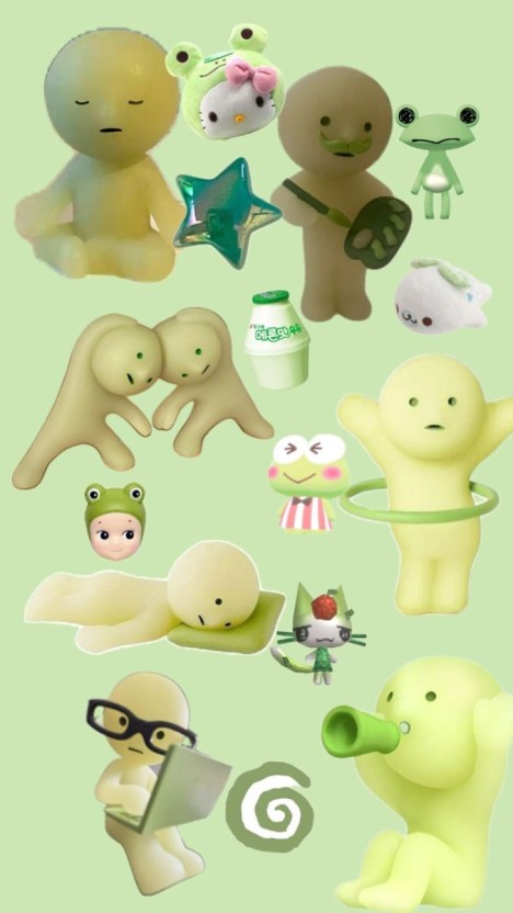 unique cute green wallpaper styles