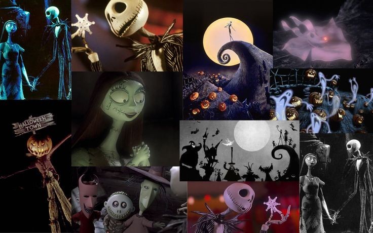 unique nightmare before christmas wallpaper ideas