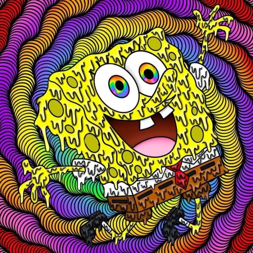 vibrant drippy spongebob themes