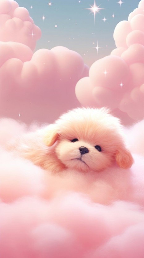 vibrant pink cute puppy backgrounds