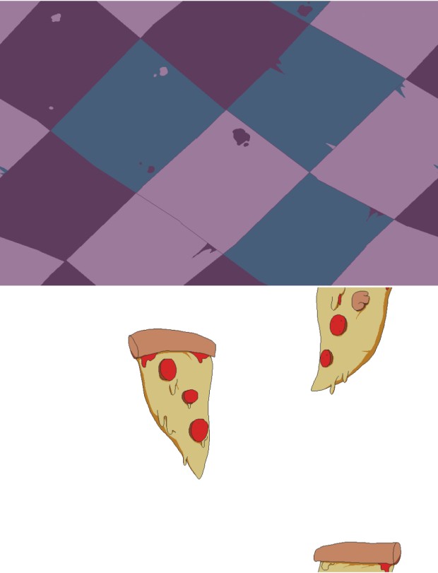 vibrant pizza tower visuals