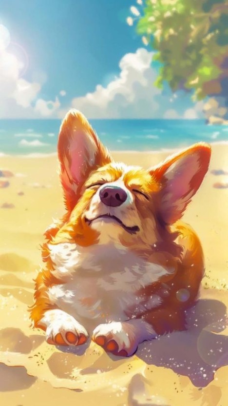 wallpaper corgi 0076