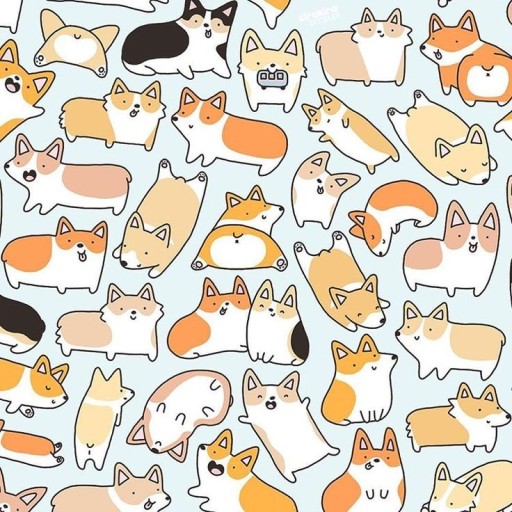 wallpaper corgi 0090