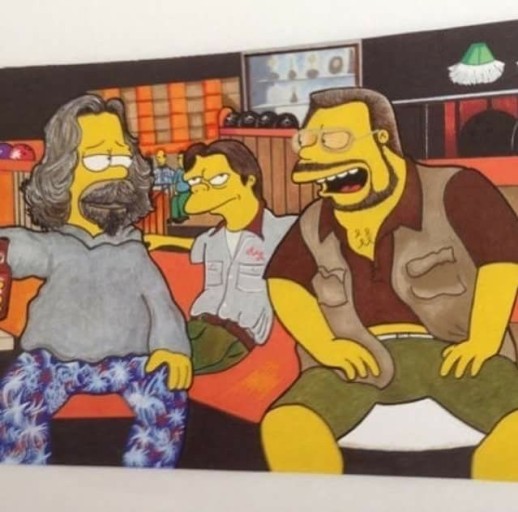 walter big lebowski art styles