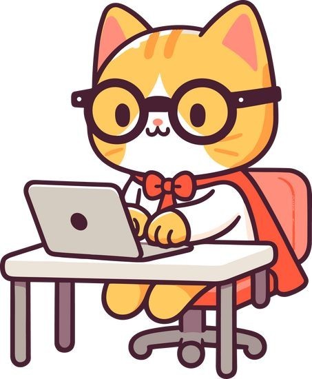 cat with glasses pfp