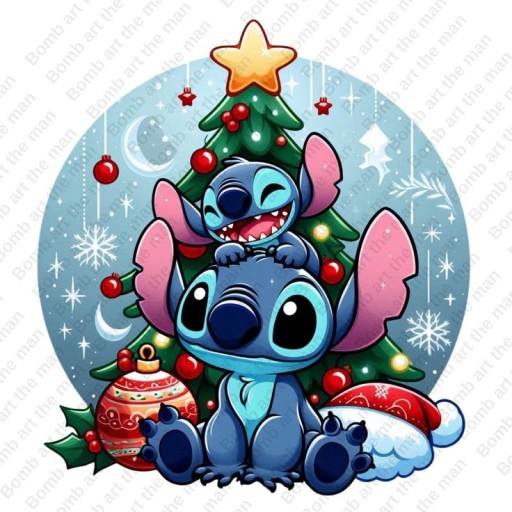 whimsical christmas stitch art