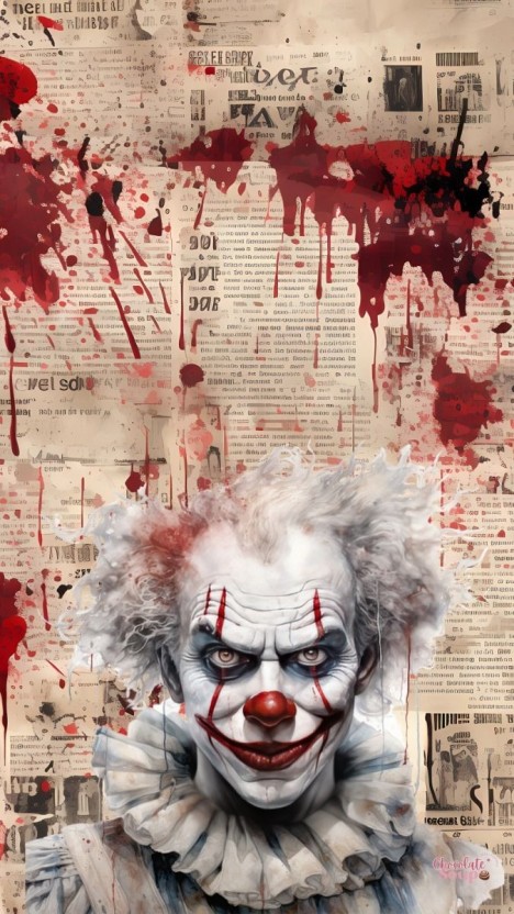 whimsical clown wallpaper inspirations