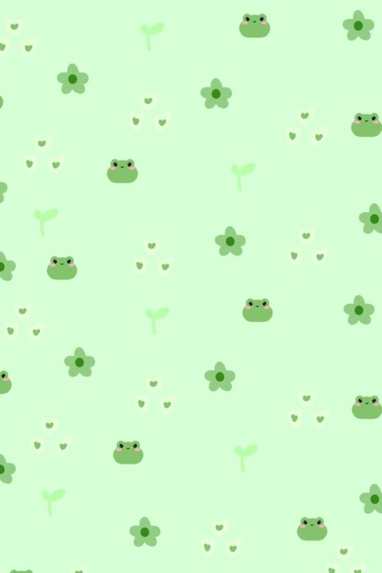 cute green wallpaper