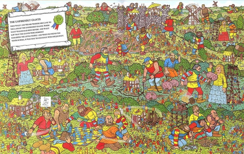 whimsical wheres waldo backgrounds