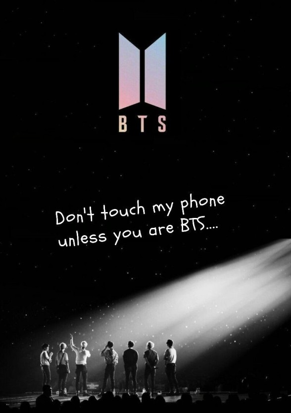 witty don't touch my phone graphics